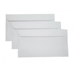 Bao thư 12x22cm có keo 80 gsm - xấp