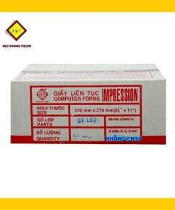 Giấy liên tục 1 liên 210x279mm - thùng
