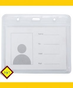 Bảng tên nhựa dẻo ngang 8x10cm - cái