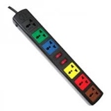 Ổ cắm điện 6 ổ 3 chấu Lioa - cái