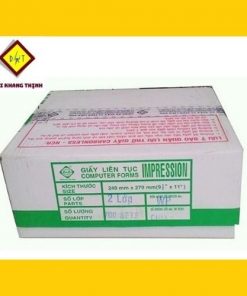Giấy liên tục 2 liên 240x279mm - chia 2 - thùng