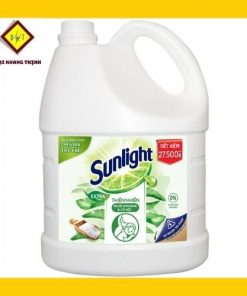 Nước rửa chén Sunlight can 4kg - thiên nhiên - can