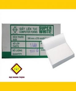 Giấy liên tục 1 liên 240x279mm - thùng