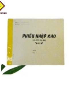 Phiếu nhập kho 3 liên A5 - quyển