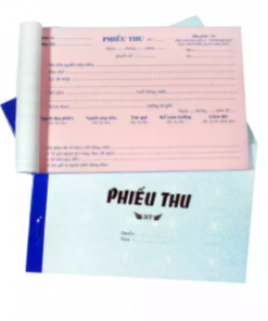 Phiếu thu 2 liên 13x19cm - quyển
