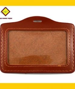 Bảng tên da ngang 8x10cm - cái