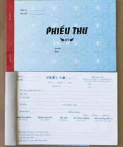 Phiếu thu 1 liên 13x19cm - quyển