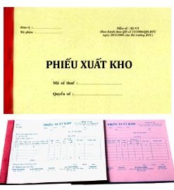 Phiếu xuất kho 2 liên 13x19cm - quyển