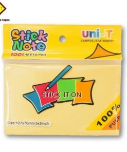 Giấy note vàng 3x5 uni - T - xấp
