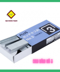 Kim bấm số 3 Plus - hộp