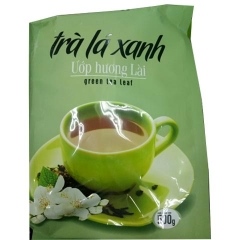 Trà lá xanh ướp hương lài 500g - bịch