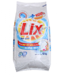 Bột Giặt Lix 6kg - bịch